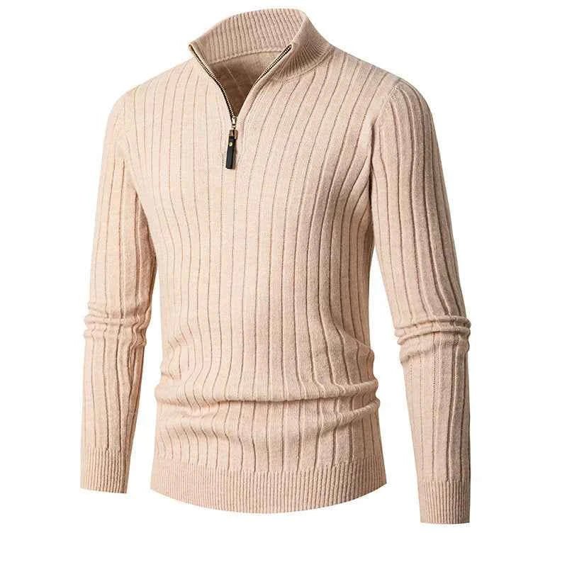 Classic Quarter Zip Sweater-sweater-Osairo