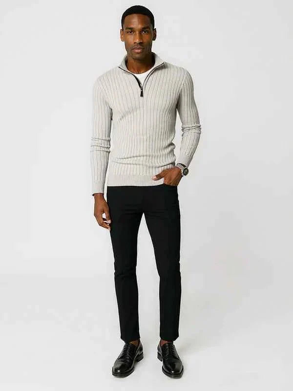 Classic Quarter Zip Sweater-sweater-Osairo