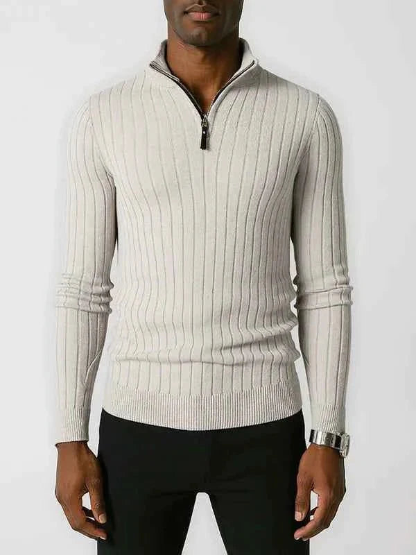 Classic Quarter Zip Sweater-sweater-Osairo