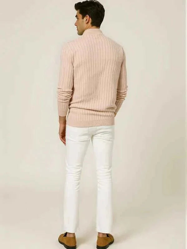 Classic Quarter Zip Sweater-sweater-Osairo