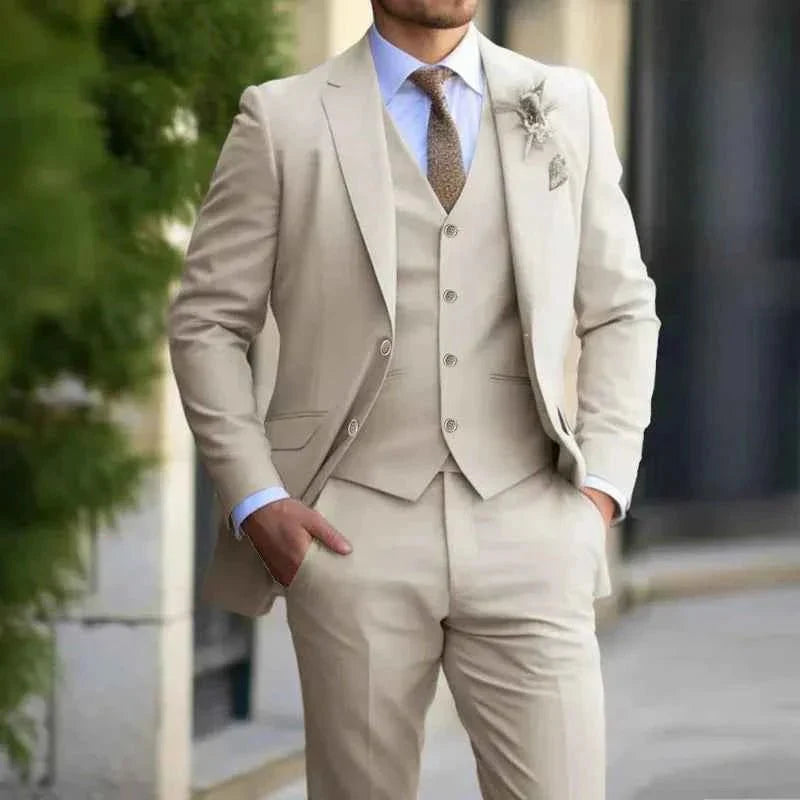 Elegant 3-Piece Suit-suit-Osairo