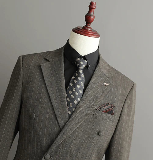 Striped Suit Set-suits-Osairo