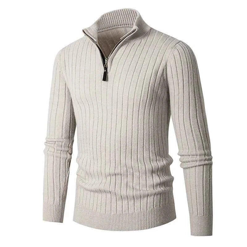 Classic Quarter Zip Sweater-sweater-Osairo