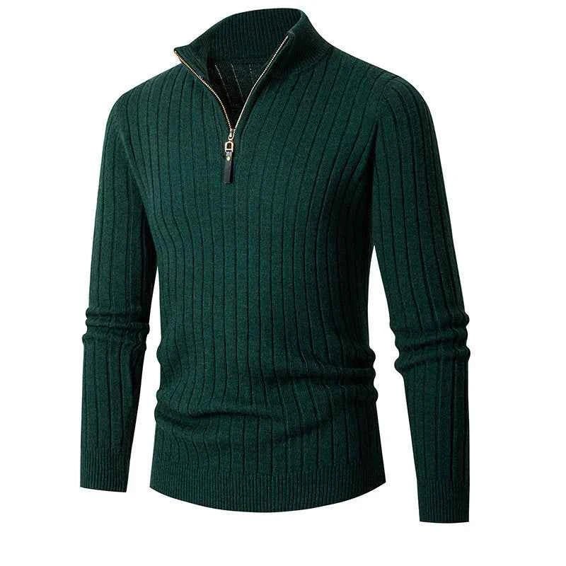 Classic Quarter Zip Sweater-sweater-Osairo