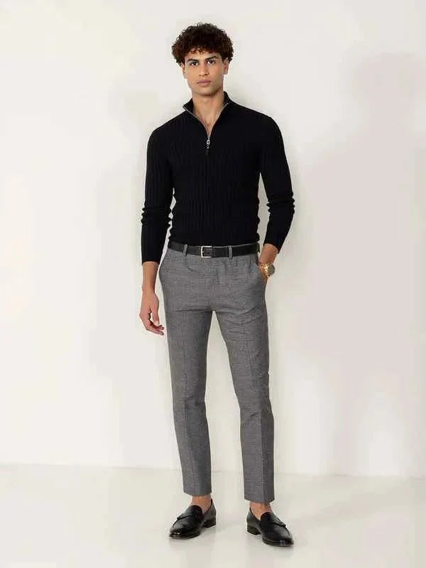 Classic Quarter Zip Sweater-sweater-Osairo