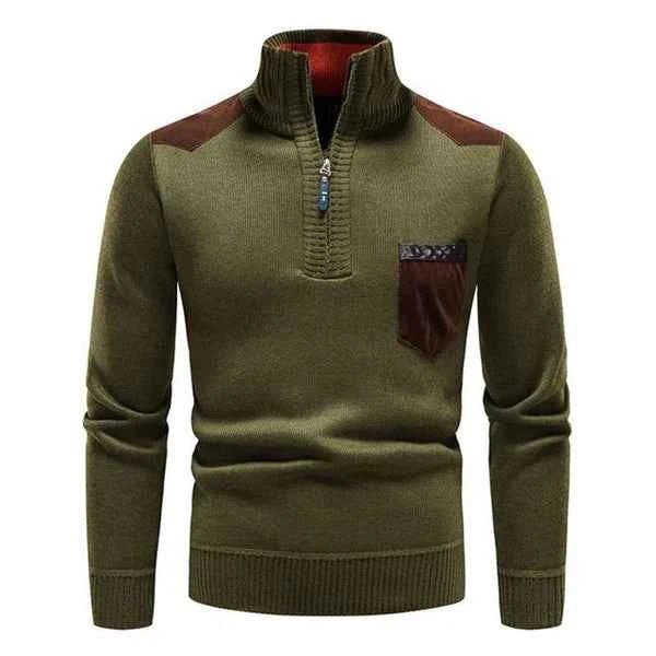 Quarter Zip Sweater-Sweater-Osairo