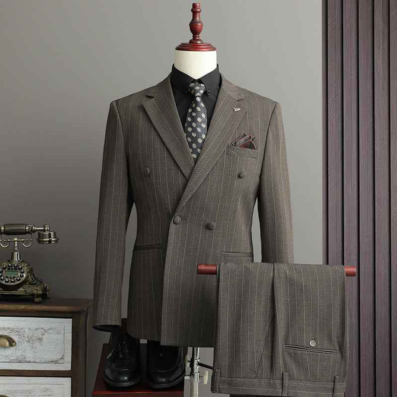 Striped Suit Set-suits-Osairo